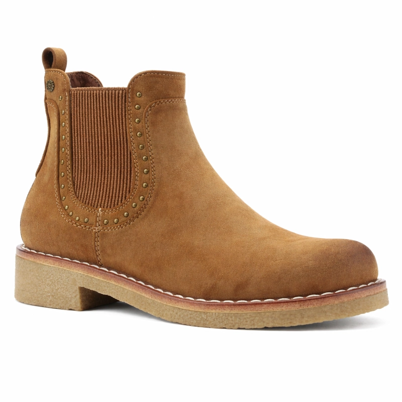 BOTIN CAFE  MUJER CASUAL CHALADA CREVA - 3
