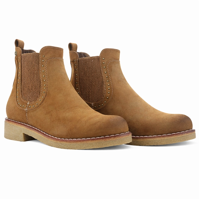 BOTIN CAFE  MUJER CASUAL CHALADA CREVA - 5