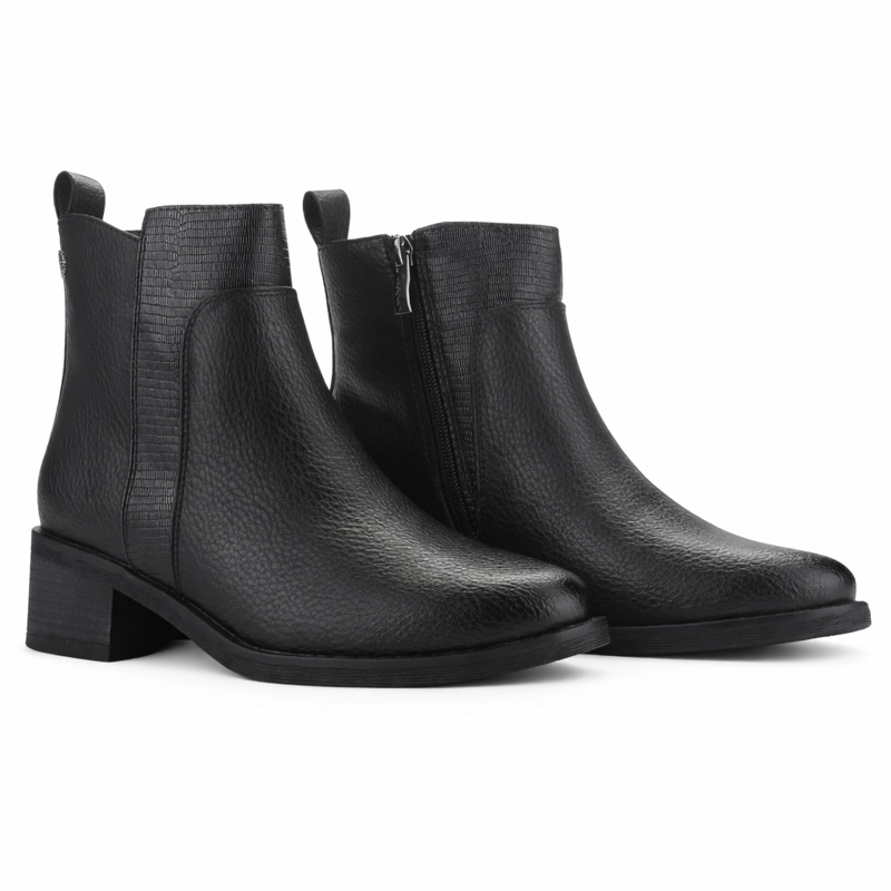BOTIN NEGRO MUJER CASUAL CHALADA TRAFA - 5
