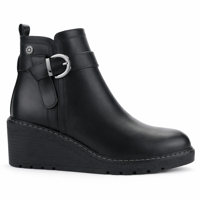 BOTIN NEGRO MUJER CASUAL CHALADA WEDING - 1