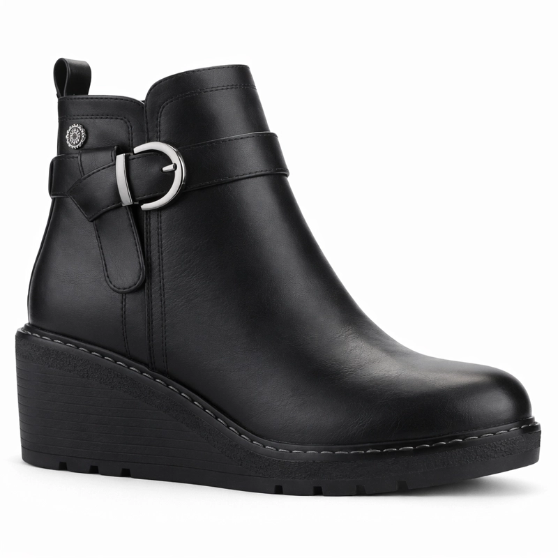 BOTIN NEGRO MUJER CASUAL CHALADA WEDING - 3
