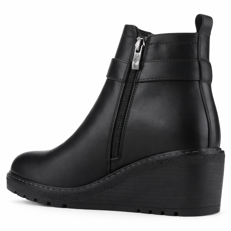BOTIN NEGRO MUJER CASUAL CHALADA WEDING - 4