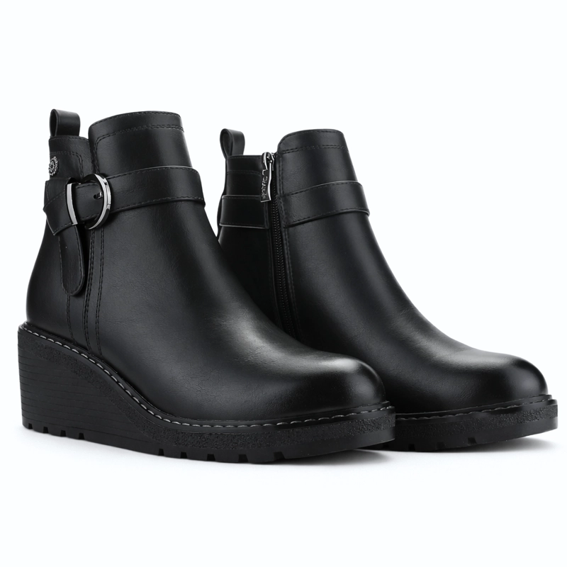 BOTIN NEGRO MUJER CASUAL CHALADA WEDING - 5