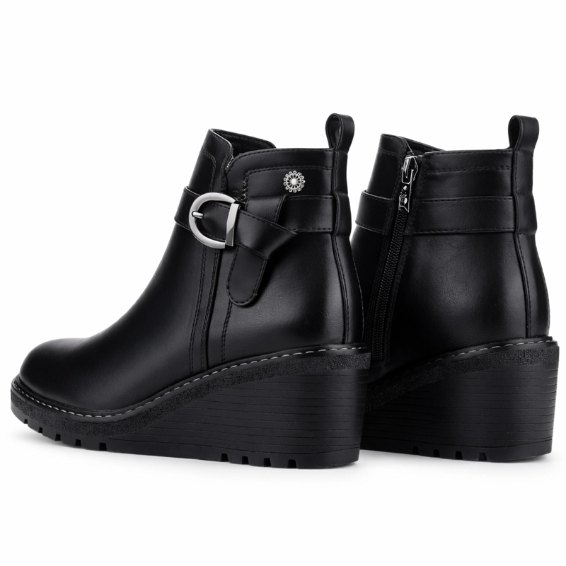 BOTIN NEGRO MUJER CASUAL CHALADA WEDING - 6