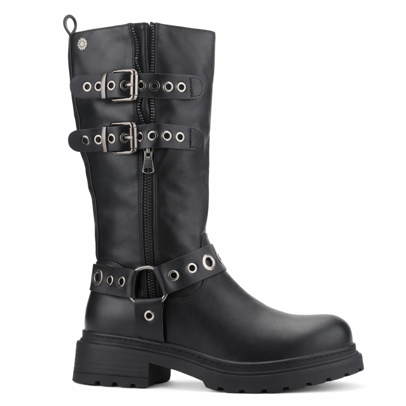 BOTIN NEGRO MUJER CASUAL CHALADA BIKA - 1