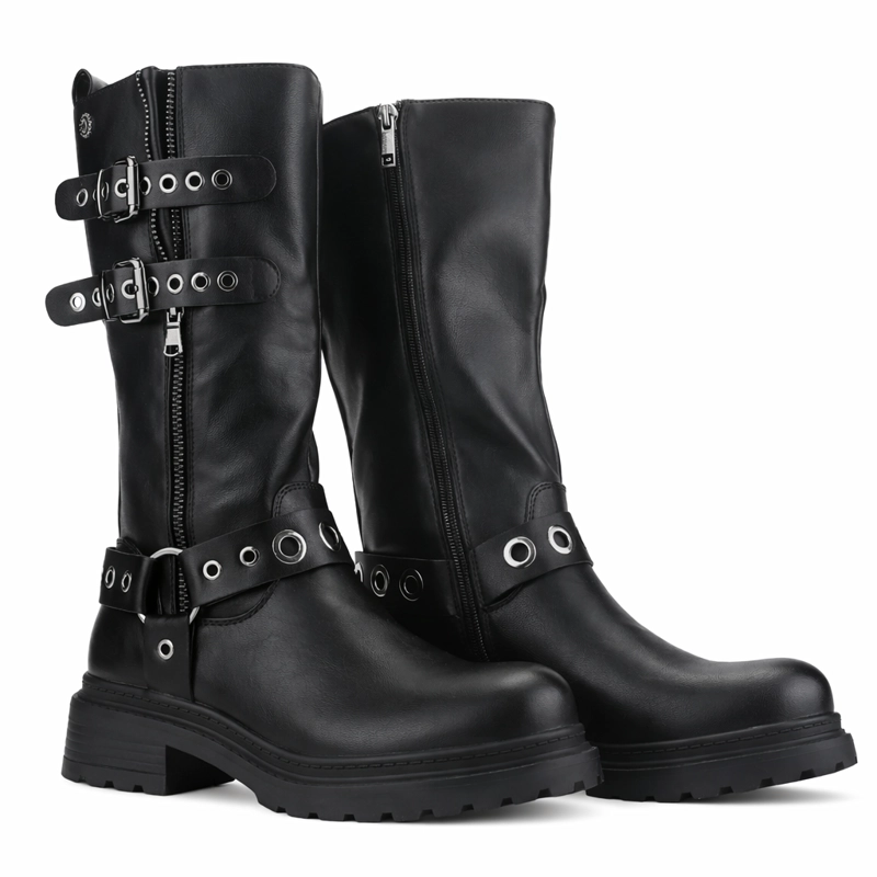 BOTIN NEGRO MUJER CASUAL CHALADA BIKA - 5