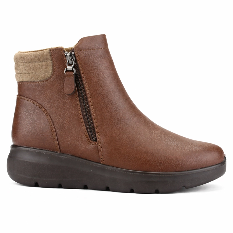 BOTIN TOSTADO MUJER CASUAL CHALADA ASTRA - 1