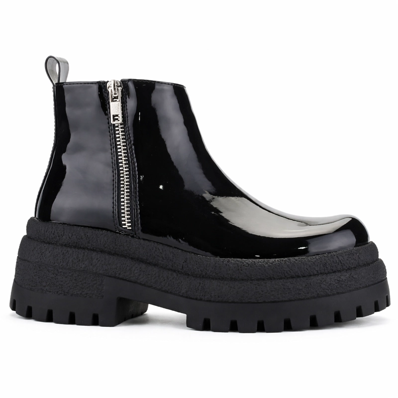 BOTIN NEGRO MUJER CASUAL CHALADA KREPIN - 1