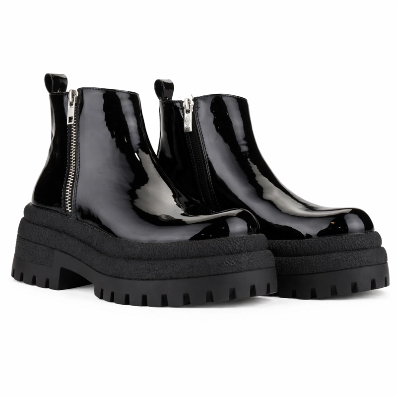 BOTIN NEGRO MUJER CASUAL CHALADA KREPIN - 5