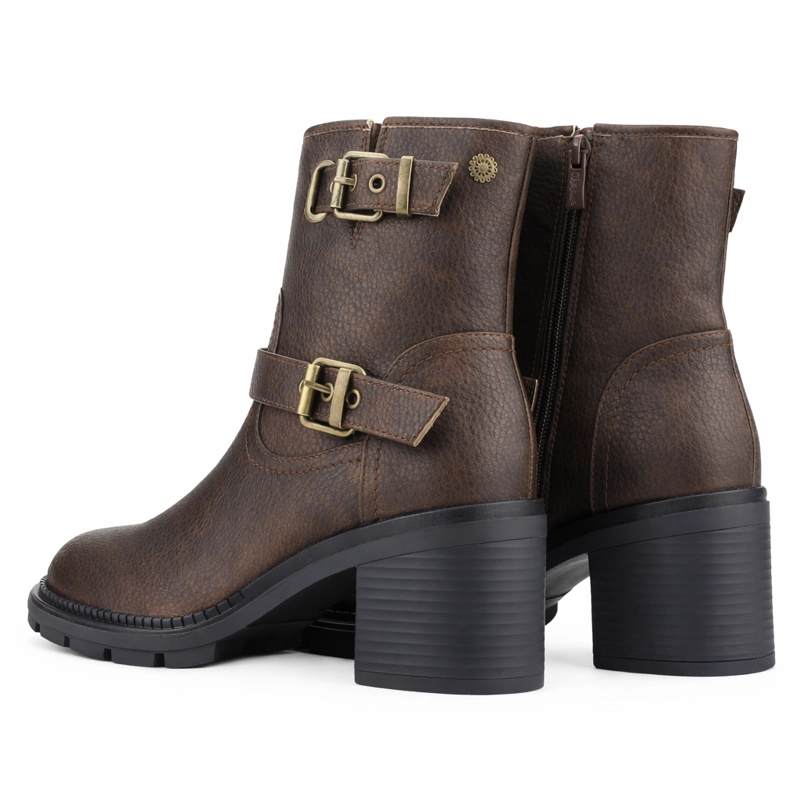 BOTIN CAFE  MUJER CASUAL CHALADA TRENI - 6