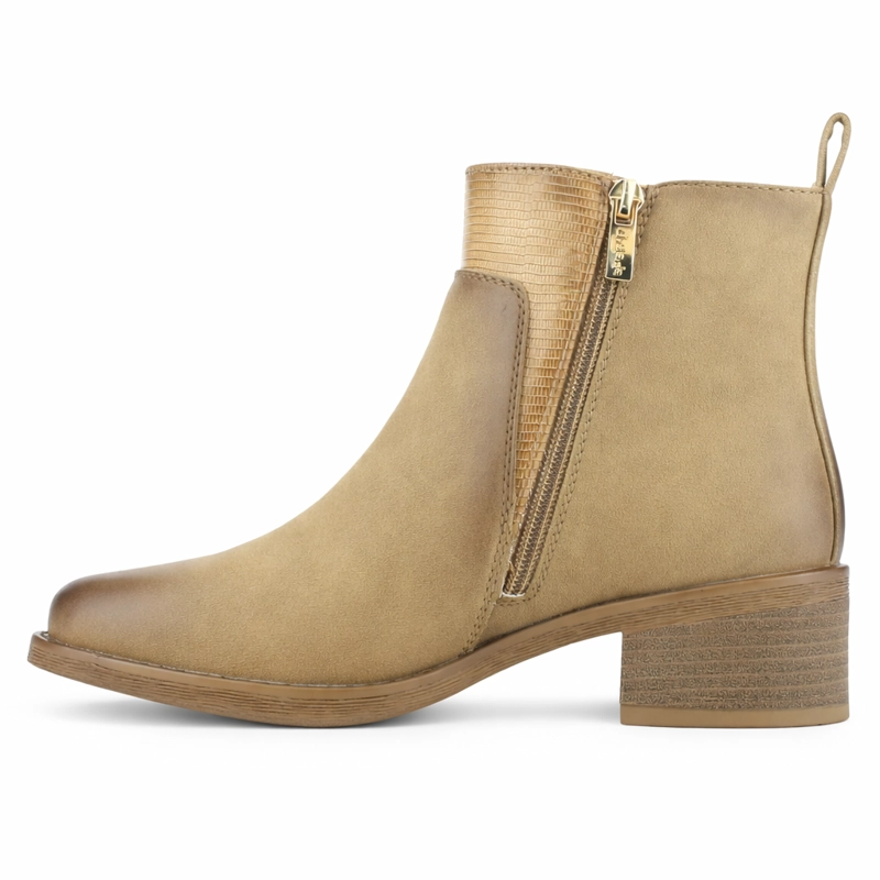 BOTIN CAMEL MUJER CASUAL CHALADA TRAFA - 2