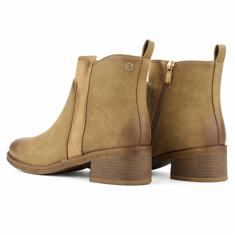 BOTIN CAMEL MUJER CASUAL CHALADA TRAFA - 6