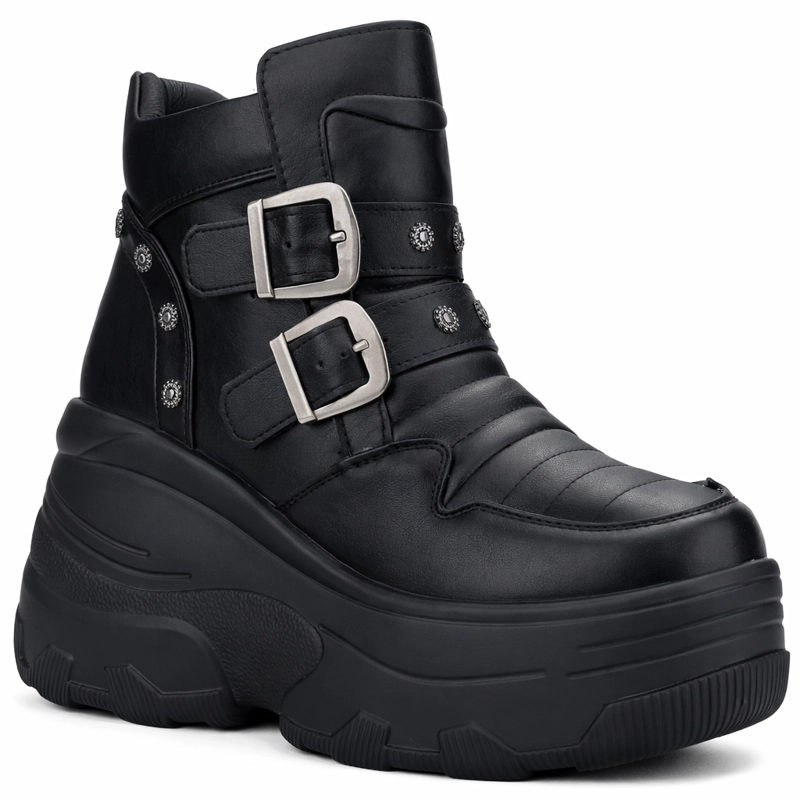 BOTIN NEGRO MUJER CASUAL CHALADA NAKE - 3