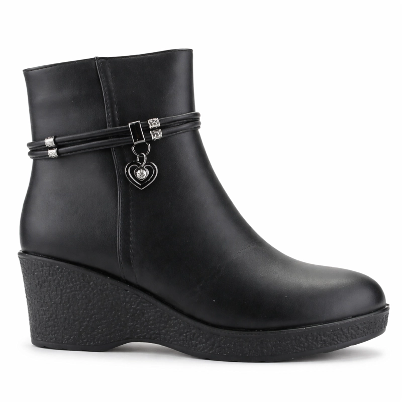 BOTIN NEGRO MUJER CASUAL CHALADA WINDY - 1