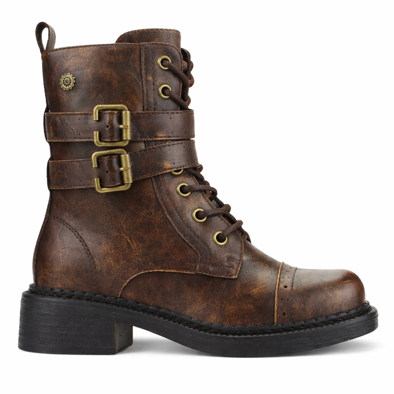 BOTIN CAFE MUJER CASUAL CHALADA BIRY - 1