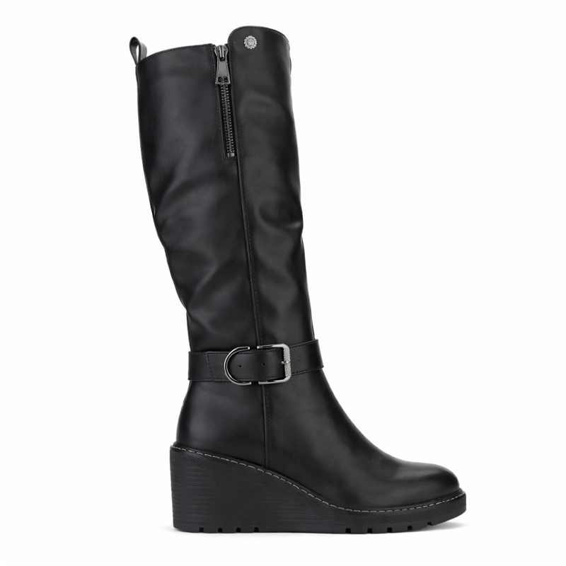 BOTA NEGRO MUJER CASUAL CHALADA WEDING - 1