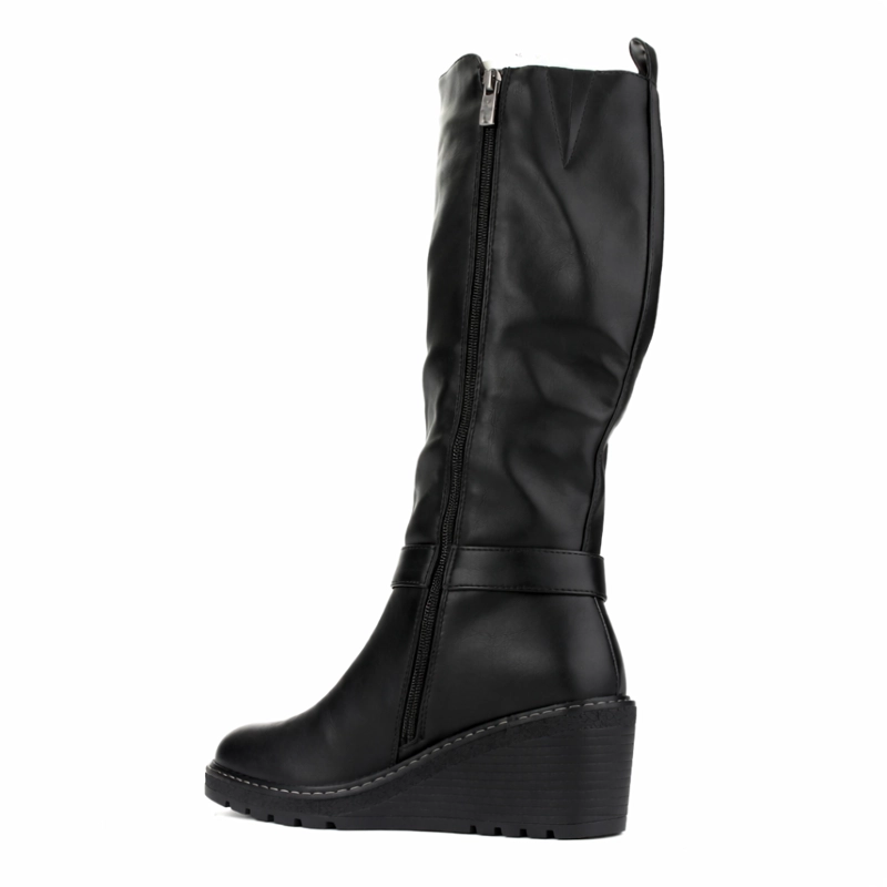 BOTA NEGRO MUJER CASUAL CHALADA WEDING - 4