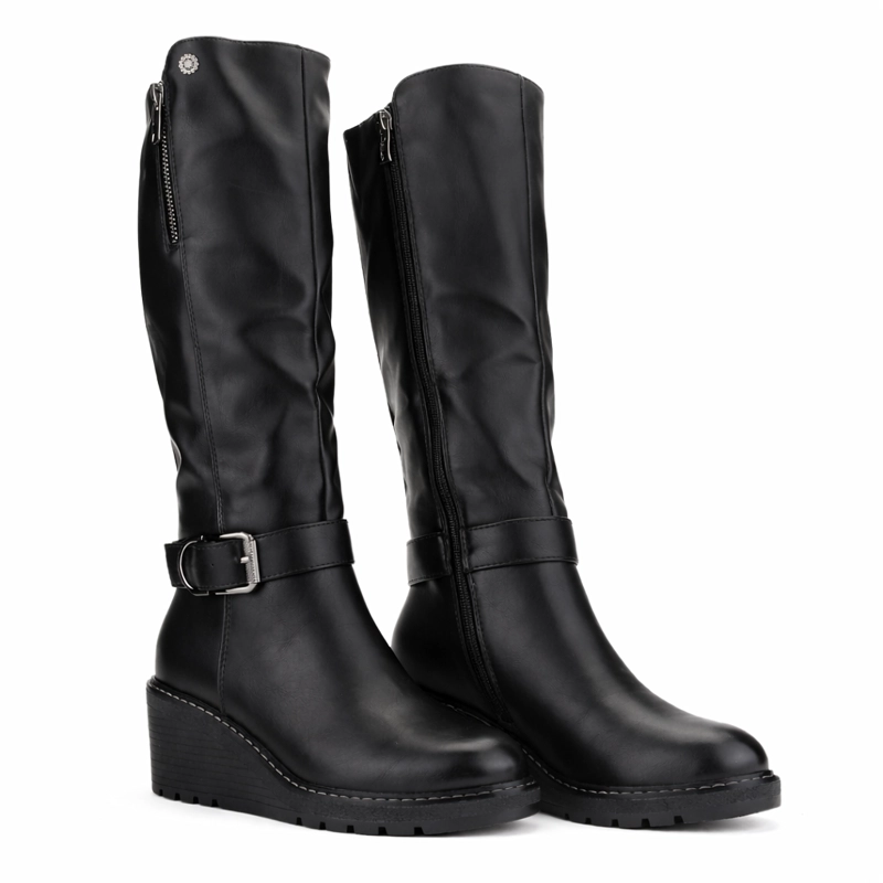 BOTA NEGRO MUJER CASUAL CHALADA WEDING - 5