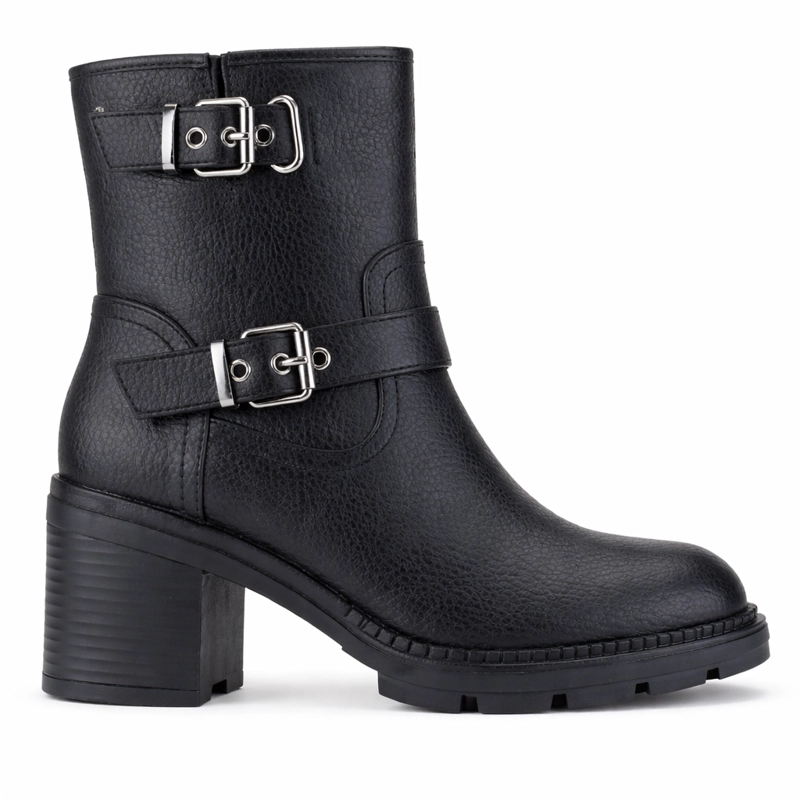 BOTIN NEGRO MUJER CASUAL CHALADA TRENI - 1