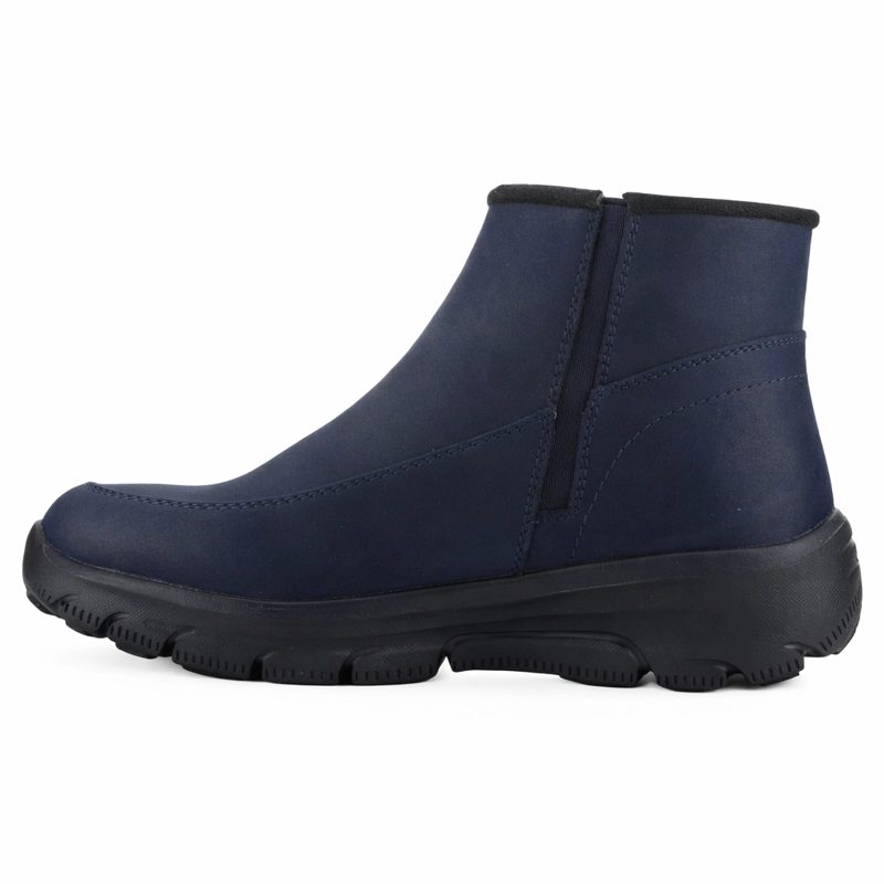 BOTIN AZUL MUJER CASUAL CHALADA TREY - 2