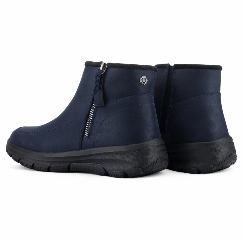 BOTIN AZUL MUJER CASUAL CHALADA TREY - 6
