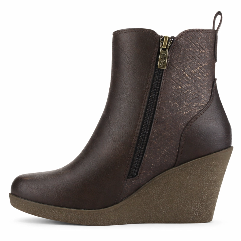 BOTIN CAFE MUJER CASUAL CHALADA WEDGE - 2