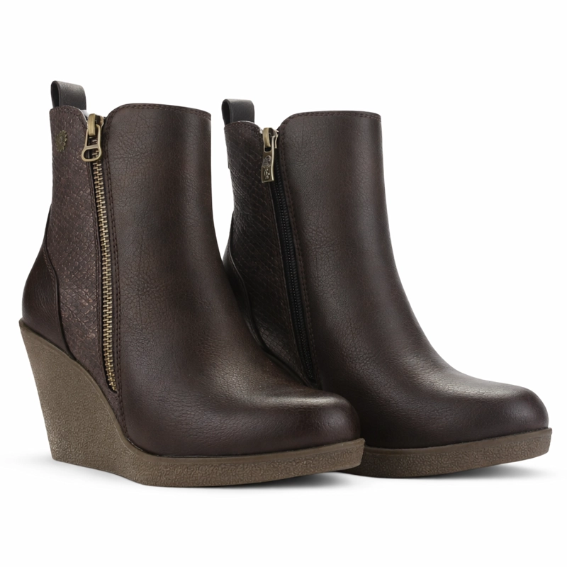 BOTIN CAFE MUJER CASUAL CHALADA WEDGE - 5