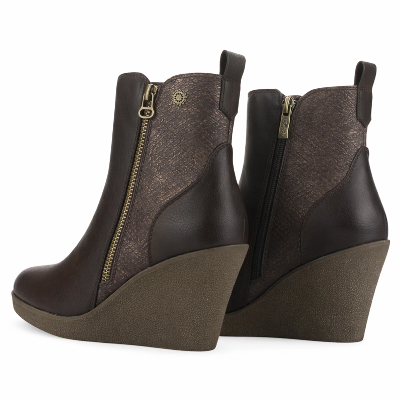 BOTIN CAFE MUJER CASUAL CHALADA WEDGE - 6