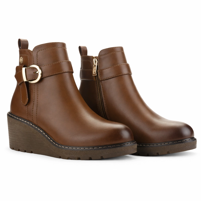 BOTIN TOSTADO MUJER CASUAL CHALADA WEDING - 5