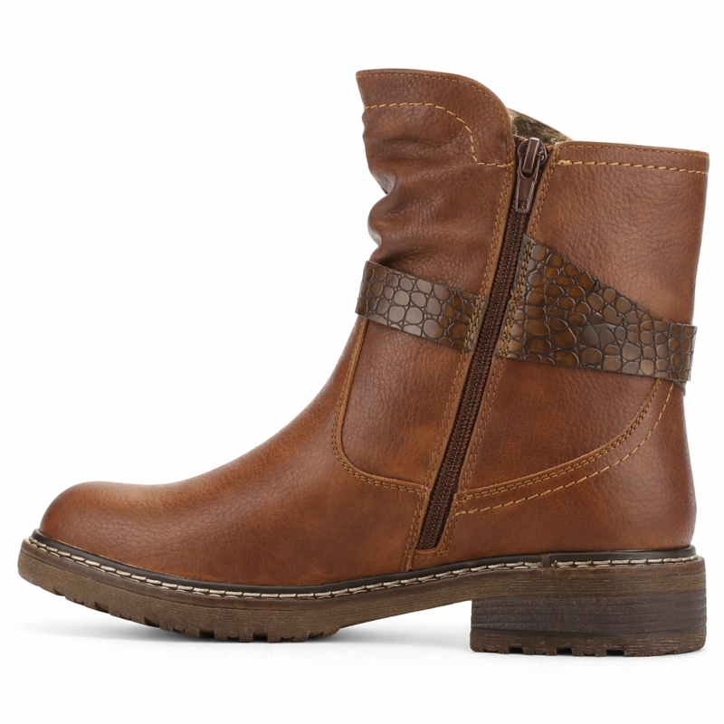 BOTIN TOSTADO MUJER CASUAL CHALADA TORKE - 2
