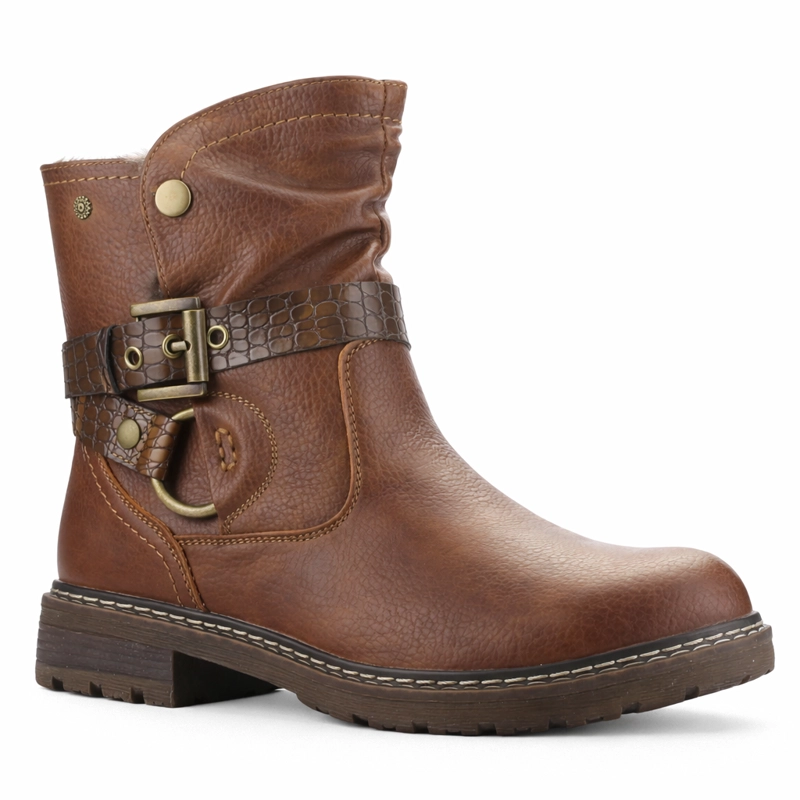 BOTIN TOSTADO MUJER CASUAL CHALADA TORKE - 3