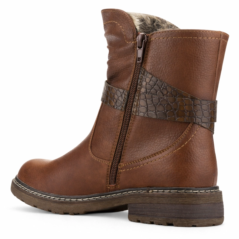 BOTIN TOSTADO MUJER CASUAL CHALADA TORKE - 4