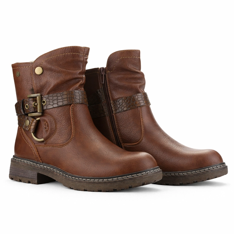 BOTIN TOSTADO MUJER CASUAL CHALADA TORKE - 5