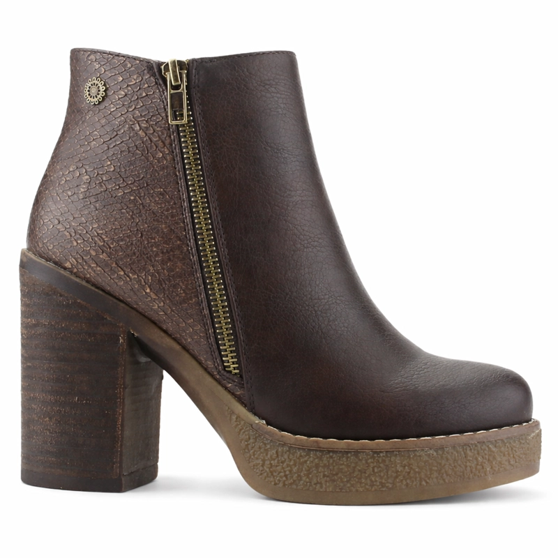 BOTIN CAFE  MUJER CASUAL CHALADA ELLA - 1