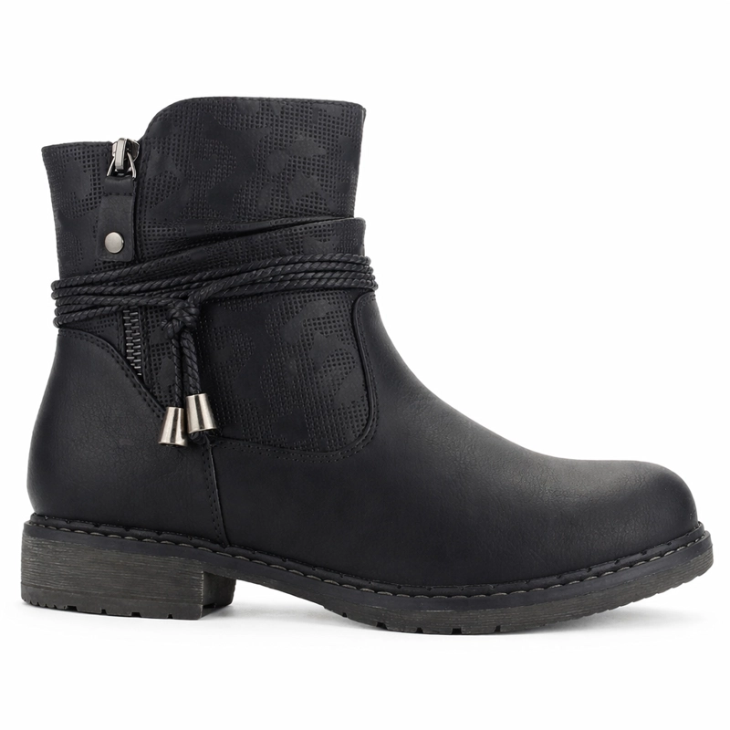 BOTIN NEGRO MUJER CASUAL CHALADA TORKE - 1