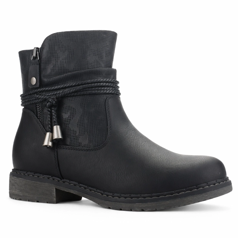 BOTIN NEGRO MUJER CASUAL CHALADA TORKE - 3