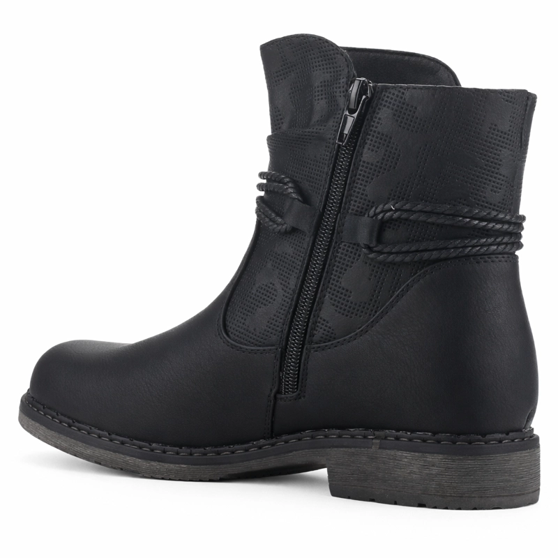 BOTIN NEGRO MUJER CASUAL CHALADA TORKE - 4