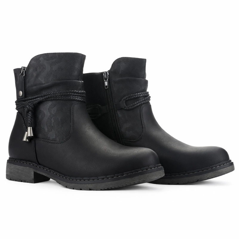BOTIN NEGRO MUJER CASUAL CHALADA TORKE - 5