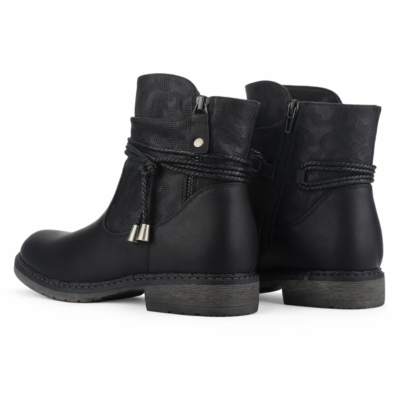BOTIN NEGRO MUJER CASUAL CHALADA TORKE - 6