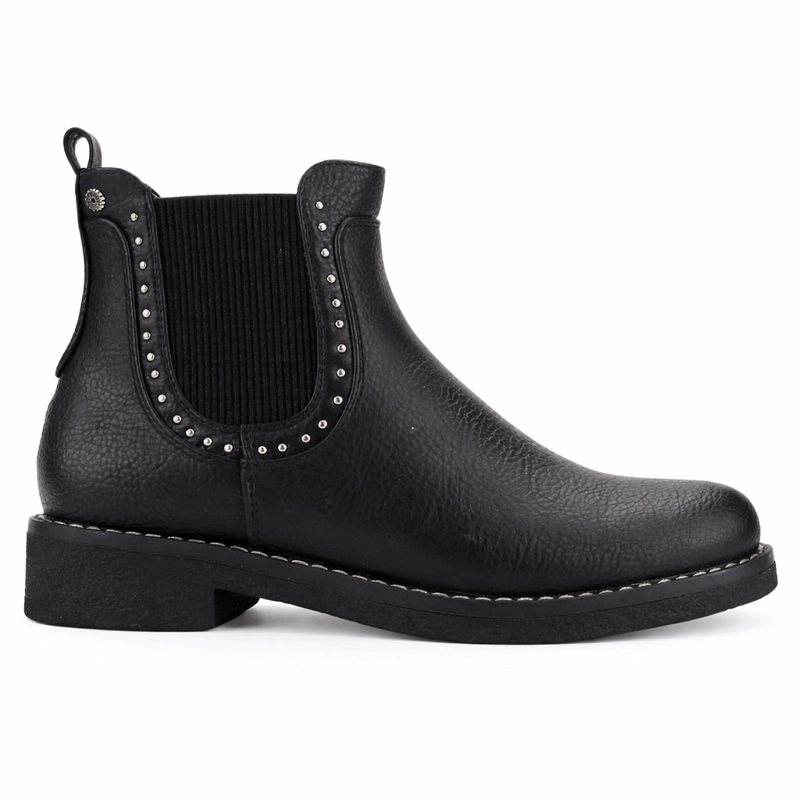 BOTIN NEGRO MUJER CASUAL CHALADA CREVA - 1