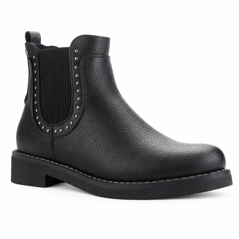 BOTIN NEGRO MUJER CASUAL CHALADA CREVA - 3