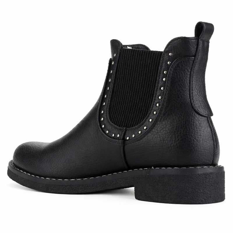 BOTIN NEGRO MUJER CASUAL CHALADA CREVA - 4