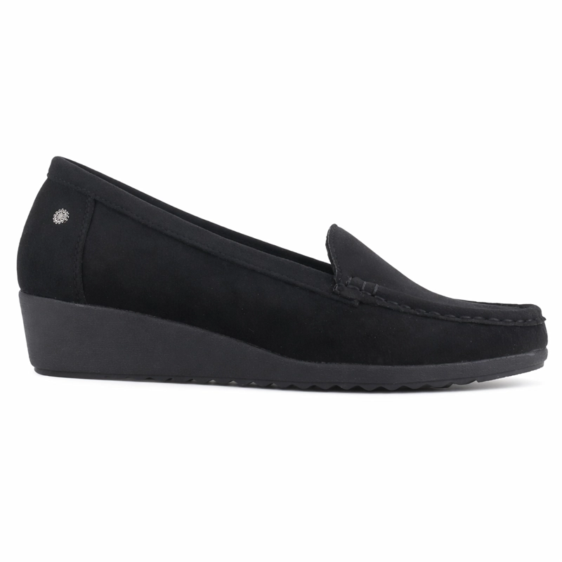 MOCASIN NEGRO MUJER CASUAL CHALADA MALU - 1