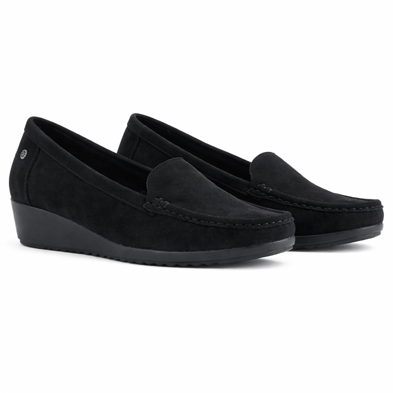 MOCASIN NEGRO MUJER CASUAL CHALADA MALU - 6