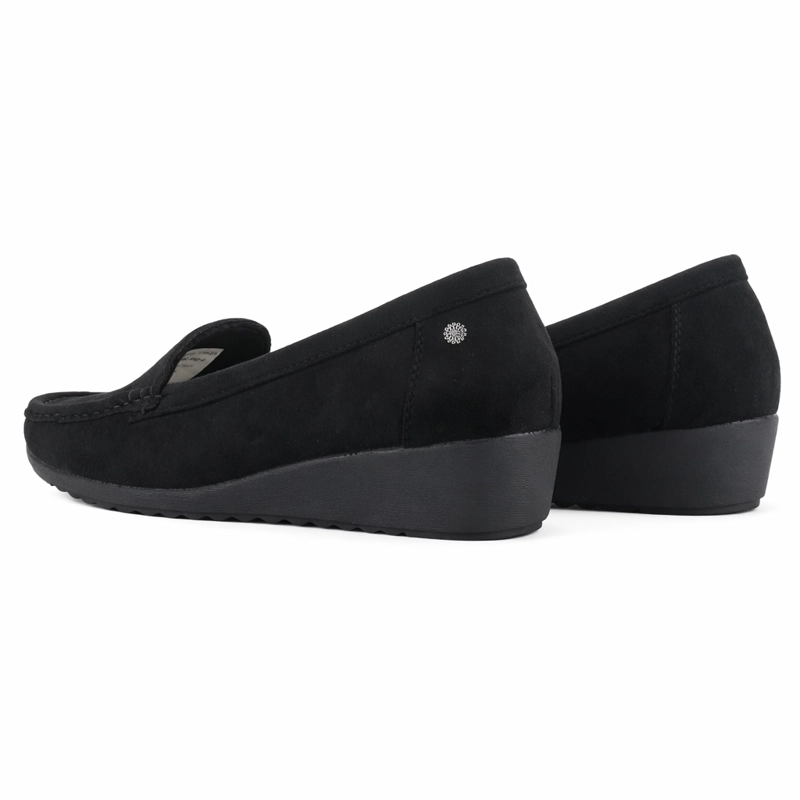 MOCASIN NEGRO MUJER CASUAL CHALADA MALU - 7