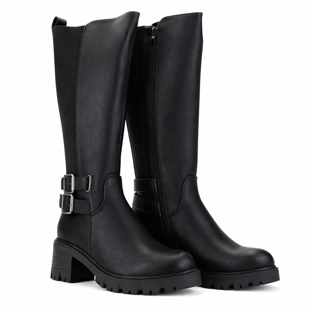 BOTA NEGRO MUJER CASUAL CHALADA SINDY - 5