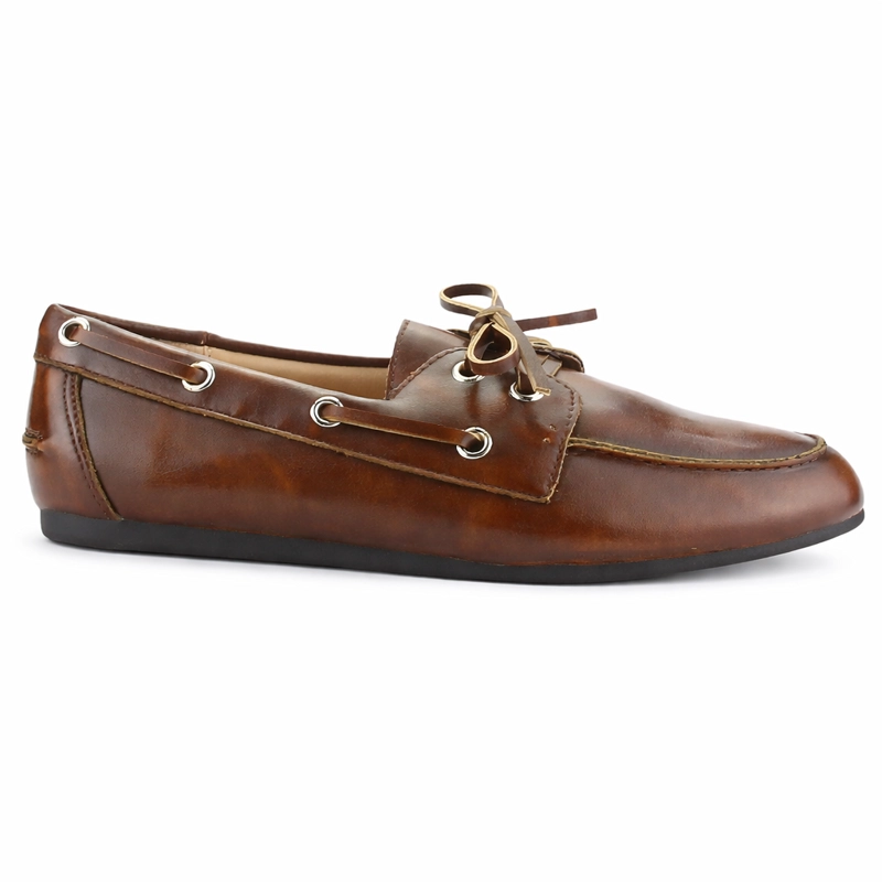 MOCASIN CAFE  MUJER CASUAL CHALADA INKA - 1