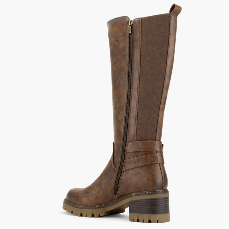 BOTA CAFE  MUJER CASUAL CHALADA SINDY - 4