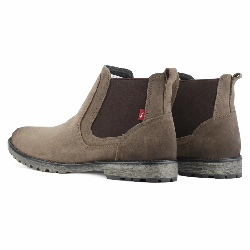 BOTIN TAUPE HOMBRE CASUAL FERRACINI CROSS 9951 - 6