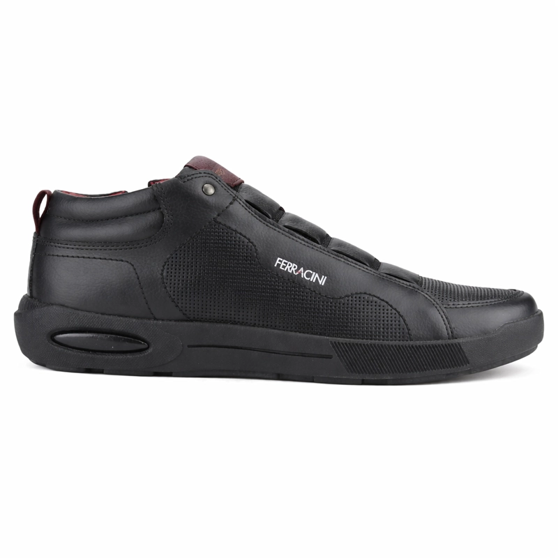 ZAPATILLA NEGRO HOMBRE CASUAL FERRACINI PULSE 2261 - 1